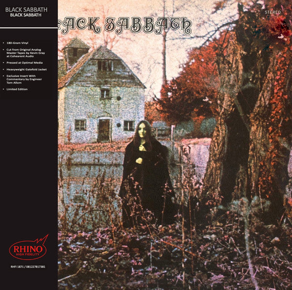 Black Sabbath | Ltd Rhino Hi-Fi 180g LP | Original Analog Master Tapes