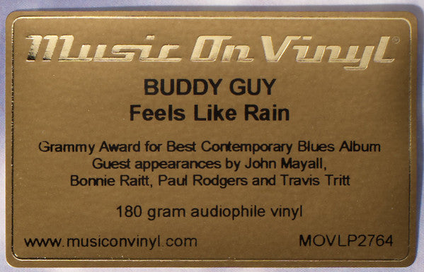 Buddy Guy - Feels Like Rain | 180g LP | Music On Vinyl | EU Import