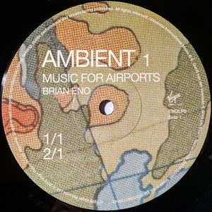 Brian Eno - Music For Airports | Genre Defining Classic | 180g Vinyl LP