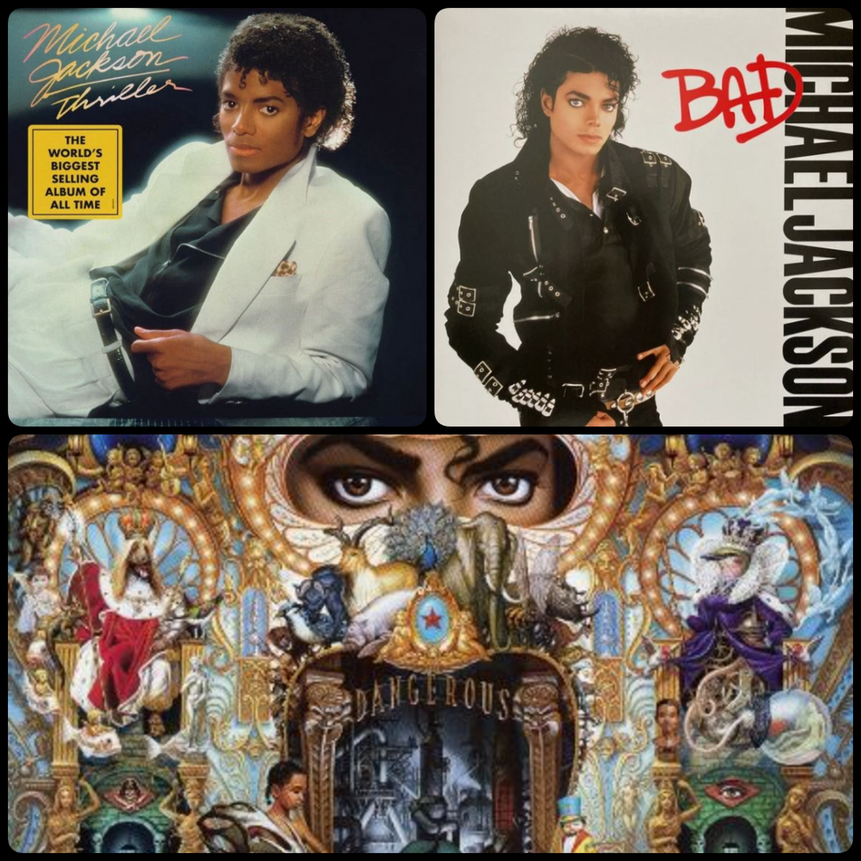 Michael Jackson 3 Pack Vinyl Bundle
