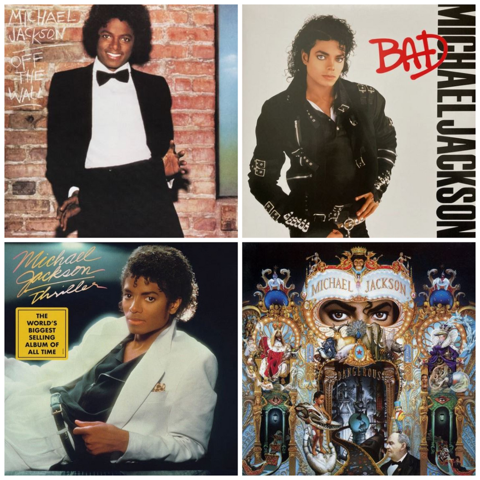 Michael Jackson 4 Pack Vinyl Bundle