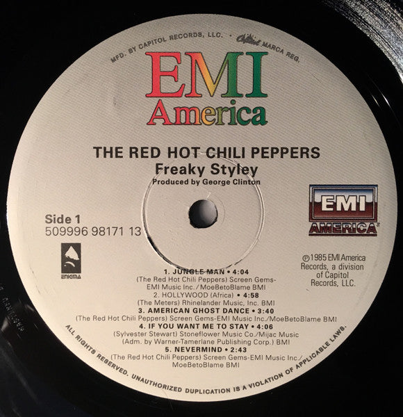 Red Hot Chili Peppers - Freaky Styley LP | 180g Limited Edition | New Sealed