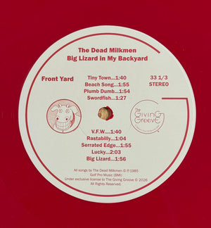 The Dead Milkmen - Big Lizard In My Backyard | 40th Anniv Bitchin' Camaro Red LP