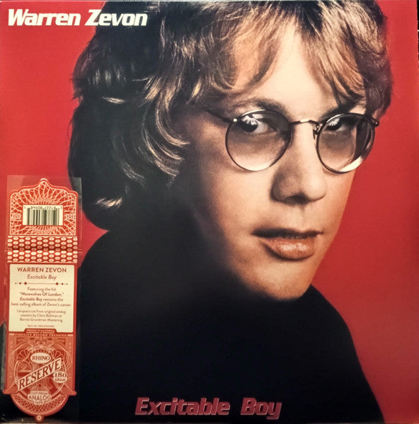 Warren Zevon - Excitable Boy | LP Vinyl | 180g Audiophile | Classic Rock Album