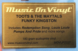 Toots & The Maytals - Funky Kingston | Music On Vinyl 180G LP