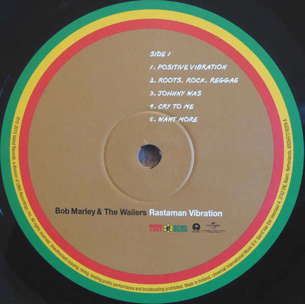 Bob Marley & The Wailers - Rastaman Vibration | Remastered 180g LP