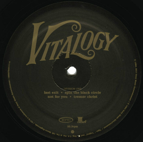 Pearl Jam - Vitalogy | 5x Platinum RS 500 Greatest | 180 Gram 2LP