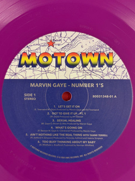 Marvin Gaye - Number 1's | Motown Classic | Purple Colored LP