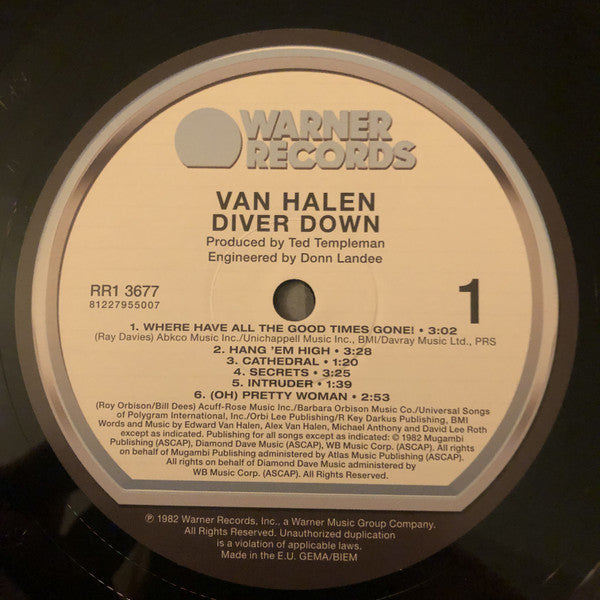 Van Halen - Diver Down | Remastered Vinyl | EU Import