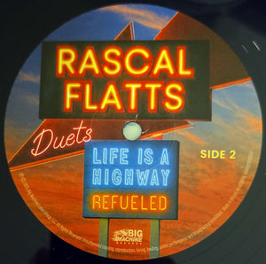 Rascal Flatts - Life Is A Highway: Refueled Duets | Blue LP | Reimagined Hits