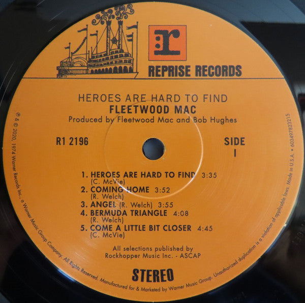 Fleetwood Mac - Heroes Are Hard to Find | 1LP Vinyl | 50th Anniversay Ed