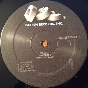 Weezer - Pinkerton 12" LP |  Black Vinyl New | Ready 2 Ship