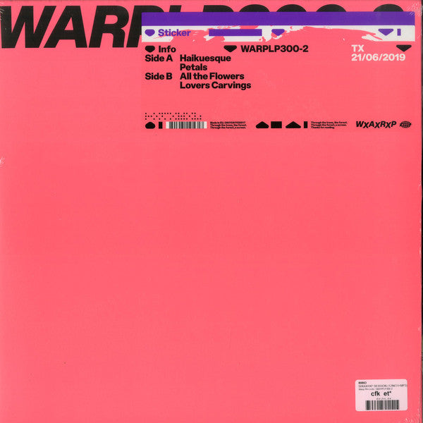 Bibio - WXAXRXP Session | 12" Vinyl EP | Warp 30th Anniversary