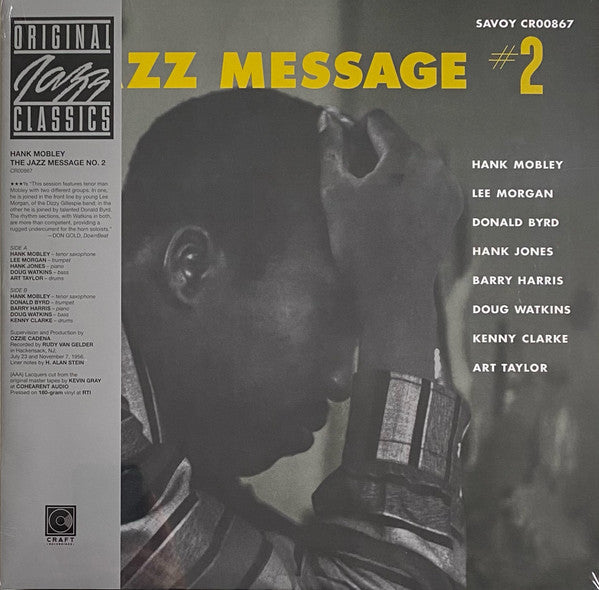 Hank Mobley - Jazz Message #2 | 180G Vinyl LP | Original Jazz Classics