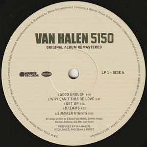 Van Halen - 5150 | 40th Anniv Green Vinyl 2LP | Indie Exclusive