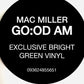 Mac Miller - GO:OD AM | Indie Exclusive Spring Green Vinyl | Hip Hop Album 2LP