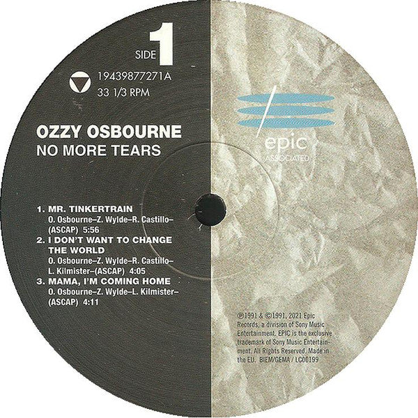 Ozzy Osbourne - No More Tears | 180g 2LP | 2021 Reissue