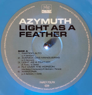 Azymuth - Light As A Feather | Blue Vinyl | 1979 Brazilian Jazz Fusion Classic