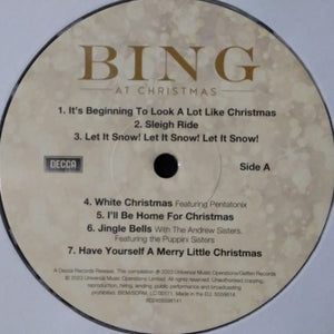 Bing Crosby/LSO At Christmas | Limited Edition Gold Speckle Vinyl | Holiday LP