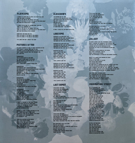The Cure - Disintegration | 2LP 180g | Lovesong Pictures of You