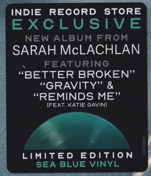 Sarah McLachlan - Better Broken | Indie Exclusive Sea Blue LP