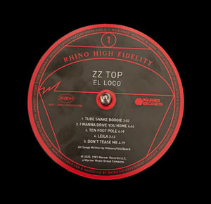 ZZ Top - El Loco | LP 180g | Rhino Hi-Fi Limited Rocktober Exclusive