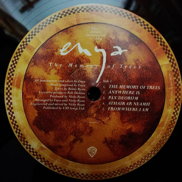 Enya - The Memory Of Trees | LP | Celtic New Age | Grammy Winner