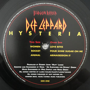 Def Leppard - Hysteria | 2LP Vinyl | Remastered 180 Gram 1987 Rock Album