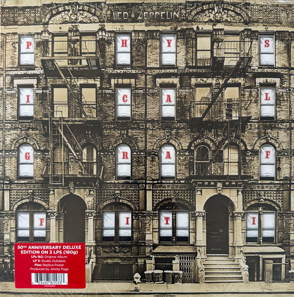 Led Zeppelin - Physical Graffiti | 50th Anniv Deluxe 180 Gram 3LP - Die-Cut