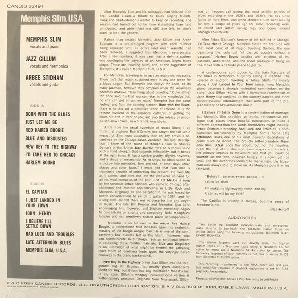 Memphis Slim - Memphis Slim, U.S.A. | 2025 Remastered Edition LP | Piano Blues