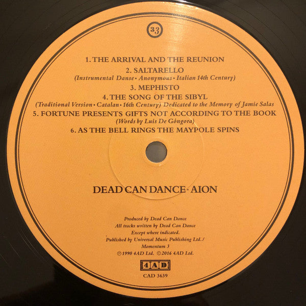 Dead Can Dance - Aion | Medieval & Renaissance Influences | Vinyl