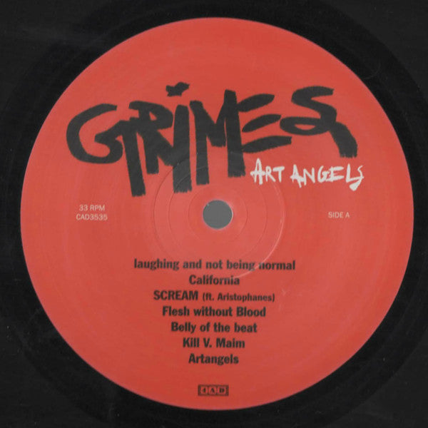 Grimes - Art Angels | LP w/ 7 Art Prints | 4AD Synth-Pop