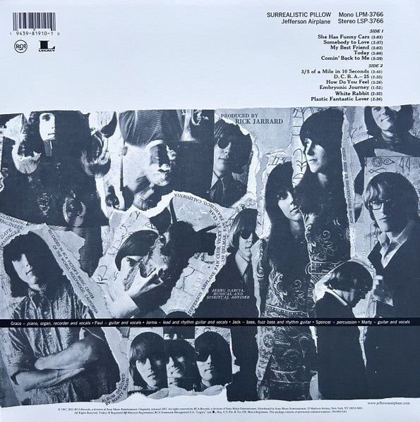 Jefferson Airplane - Surrealistic Pillow | 2021 Remastered LP