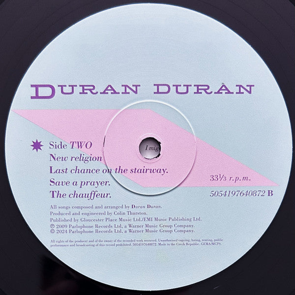 Duran Duran - Rio | LP Remastered | The MTV Era Dream Artifact