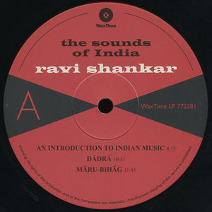 Ravi Shankar - The Sounds Of India | 180g LP | Indian Classical