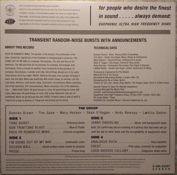 Stereolab - Transient Random-Noise Bursts Announcements | 2LP