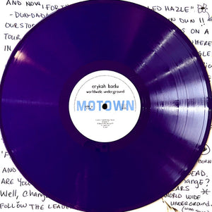 Erykah Badu - Worldwide Underground LP Purple Colored Vinyl New Sealed