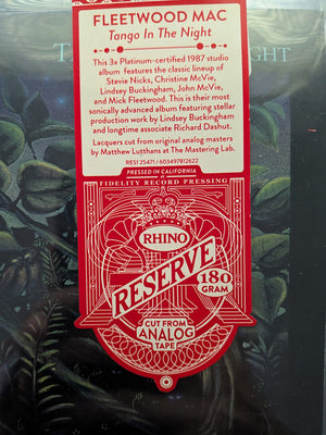 Fleetwood Mac – Tango In The Night - 180G - Brand New Vinyl