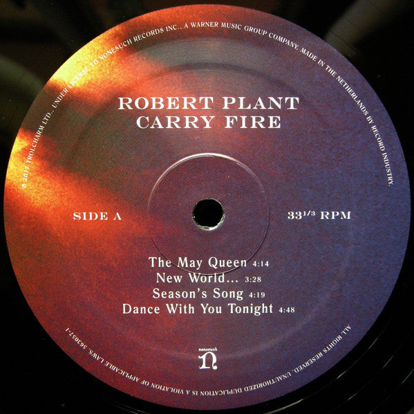 Robert Plant & the Sensational Space Shifters - Carry Fire | 2LP
