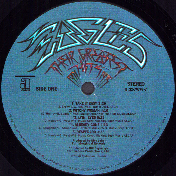 Eagles - Their Greatest Hits 1971-1975 | 180 Gram LP | Classic Rock Landmark