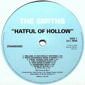 The Smiths - Hatful Of Hollow | 180 Gram Vinyl LP Album Iconic Indie Compilation