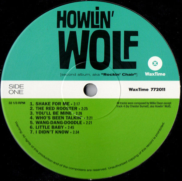 Howlin' Wolf - Self-Titled | Ltd WaxTime LP | Wang-Dang-Doodle