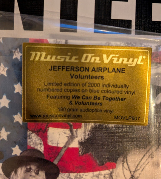 Jefferson Airplane - Volunteers | 180g Blue LP | Numbered /2000 Music On Vinyl
