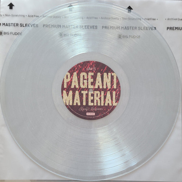 Kacey Musgraves – Pageant Material | 10th Anniv Clear/ Gold Glitter LP