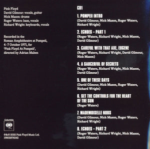 Pink Floyd - Pink Floyd At Pompeii: MCMLXXII | 2CD | 2025 Steven Wilson Mix