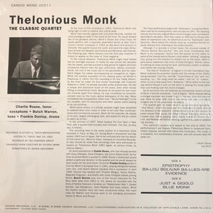 Thelonious Monk - The Classic Quartet | 180g Mono LP | Remastered