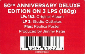 Led Zeppelin - Physical Graffiti | 50th Anniv Deluxe 180 Gram 3LP - Die-Cut