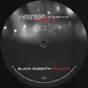 Black Sabbath - Reunion | 3LP Vinyl Remastered Heavy Metal Classic Live Album