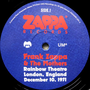 Frank Zappa & The Mothers - Live At The Rainbow Theatre | 3LP Vinyl Album