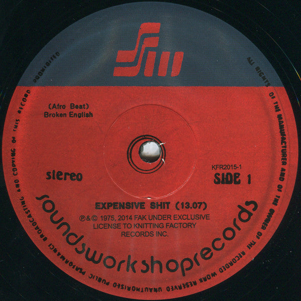 Fela Kuti - Expensive Shit | Vinyl LP | Pitchfork Top 100 70s